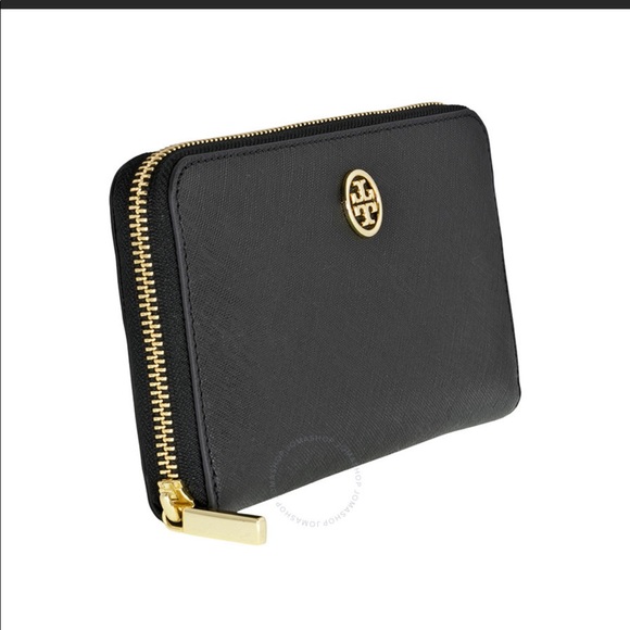 NWOT Tory Burch Robinson Zip Leather Wallet - Picture 3 of 14